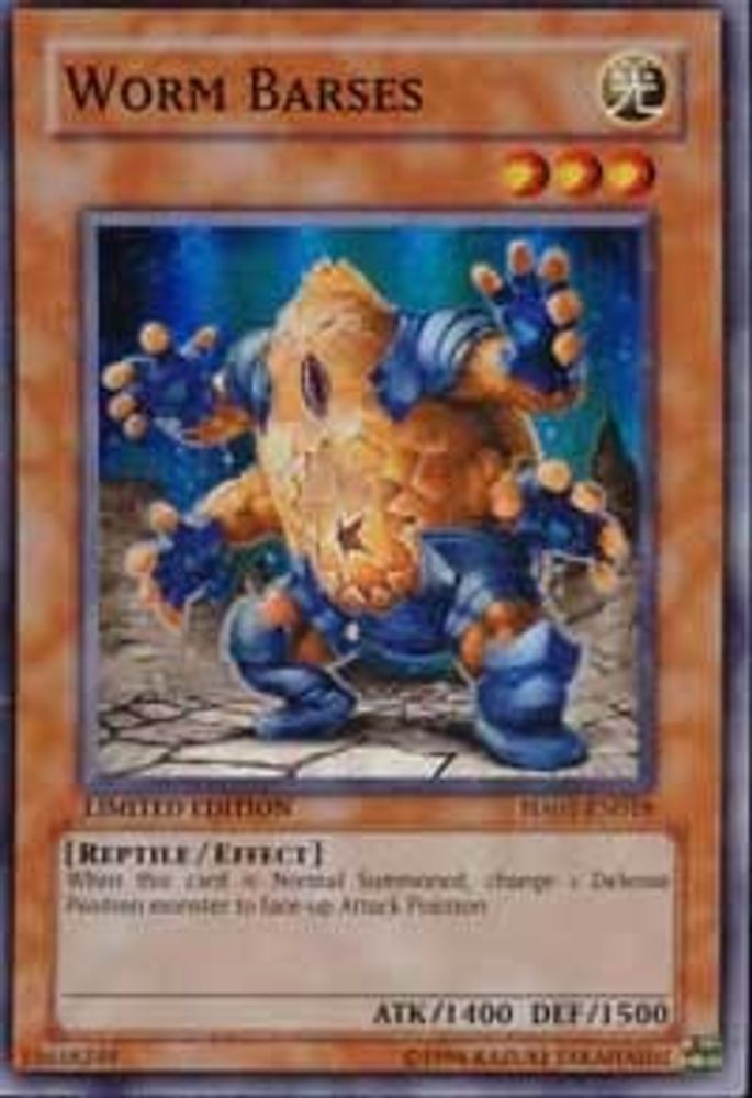 Worm Barses (HA01-EN018) - Super Rare