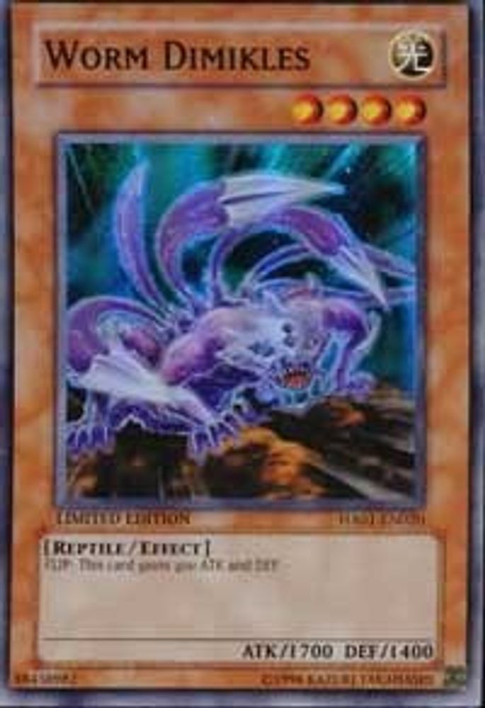 Worm Dimikles (HA01-EN020) - Super Rare