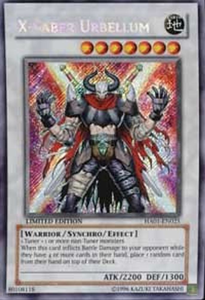 X-Sabre Urbellum [HA01-EN025] Secret Rare 