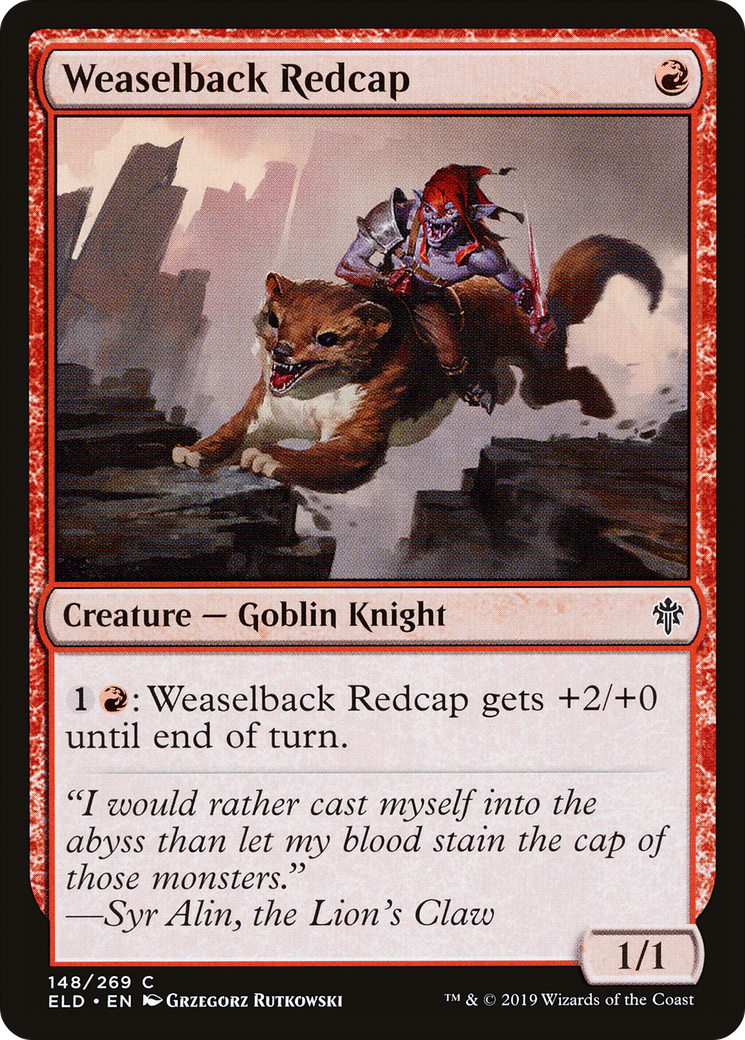 Weaselback Redcap [Trône d'Eldraine] 