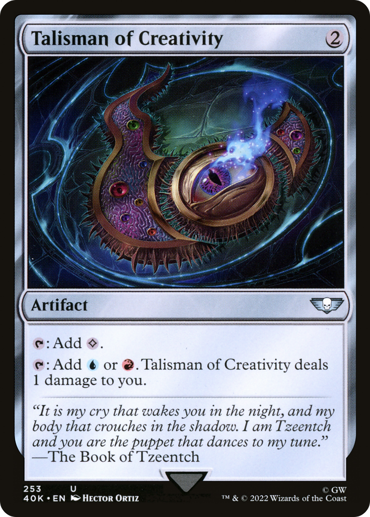 Talisman de créativité [Warhammer 40,000] 
