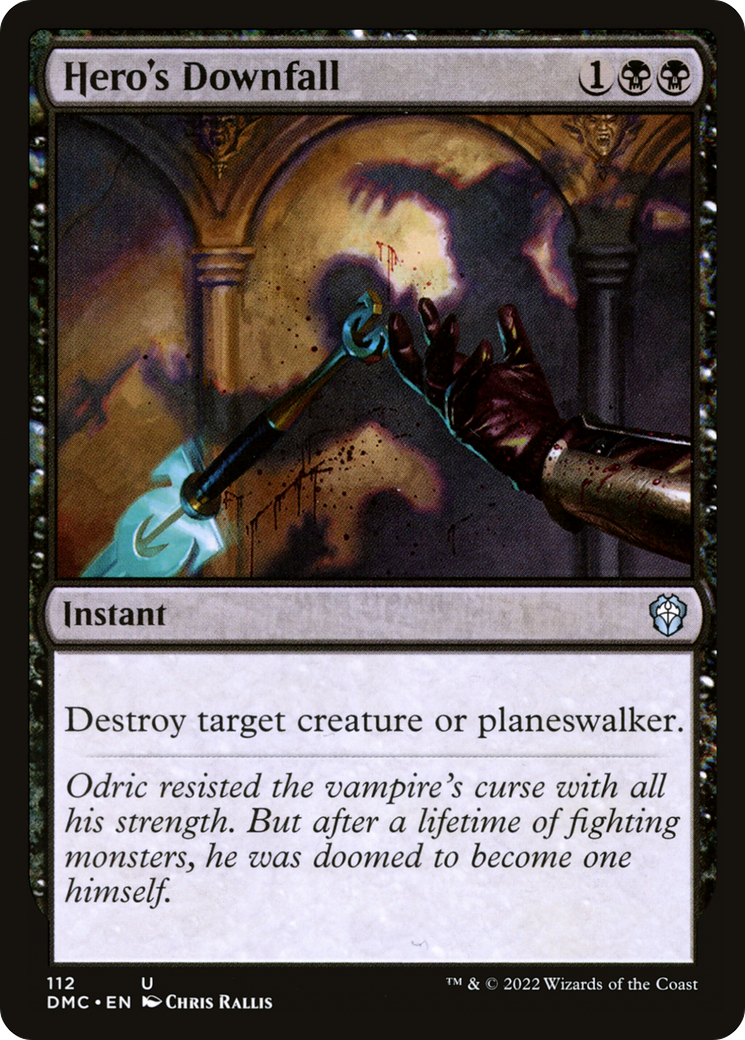 La chute du héros [Dominaria United Commander] 