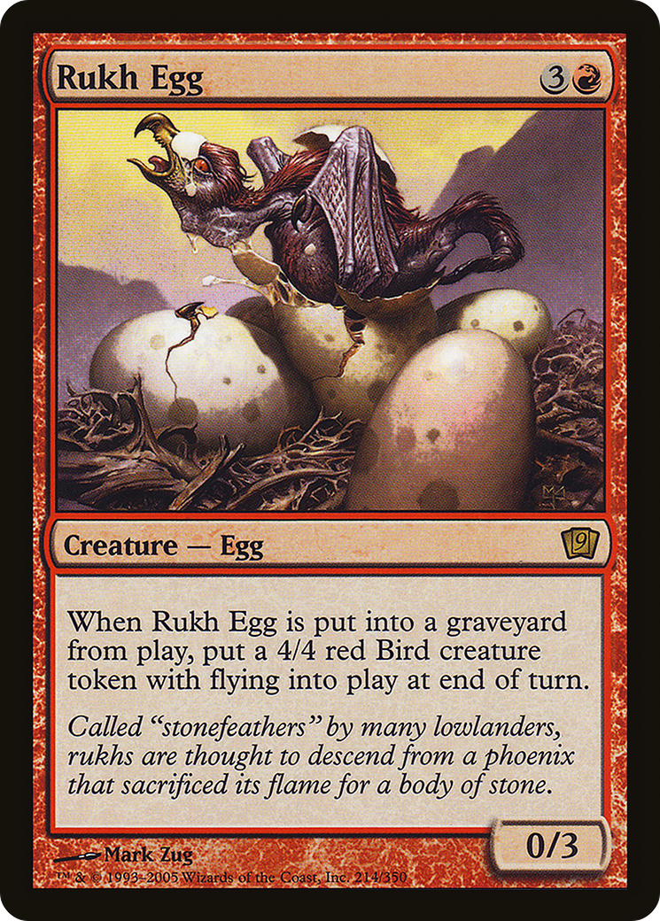 Rukh Egg (9ED-214★) - 9th Edition