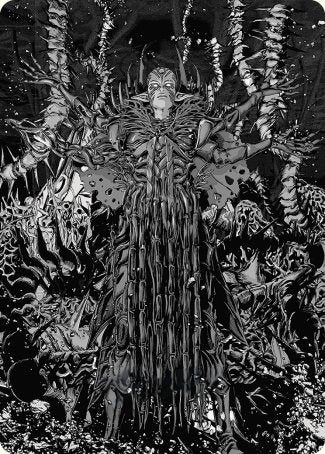 Nissa, carte d'art animiste ascensionnée [Phyrexia : All Will Be One Art Series] 