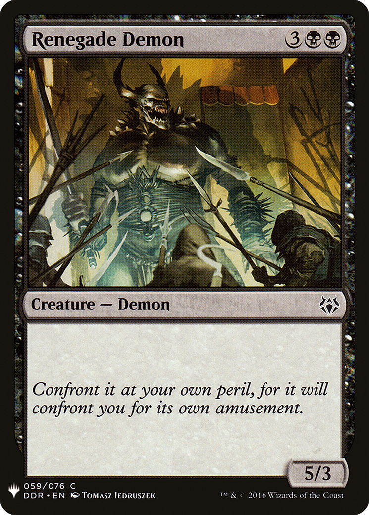 Démon Renegade [Booster Mystère] 