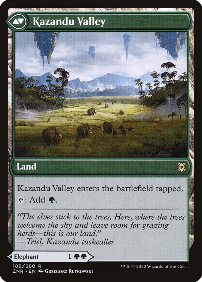 Kazandu Mammoth (ZNR-189) - Zendikar Rising