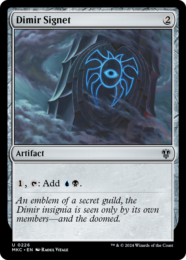 Dimir Signet [Meurtres au commandant du manoir Karlov] 