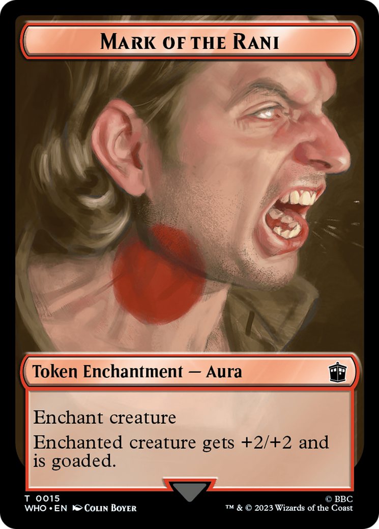 Alien // Marque du jeton double face Rani [Doctor Who Tokens] 