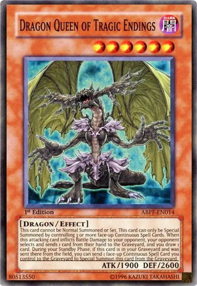 Dragon Queen of Tragic Endings (ABPF-EN014) - Super Rare