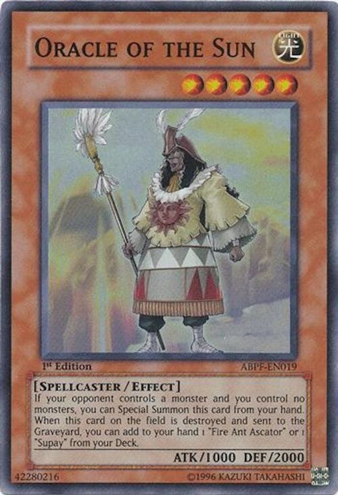 Oracle of the Sun (ABPF-EN019) - Super Rare
