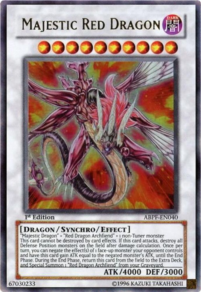 Majestic Red Dragon (ABPF-EN040) - Ultra Rare