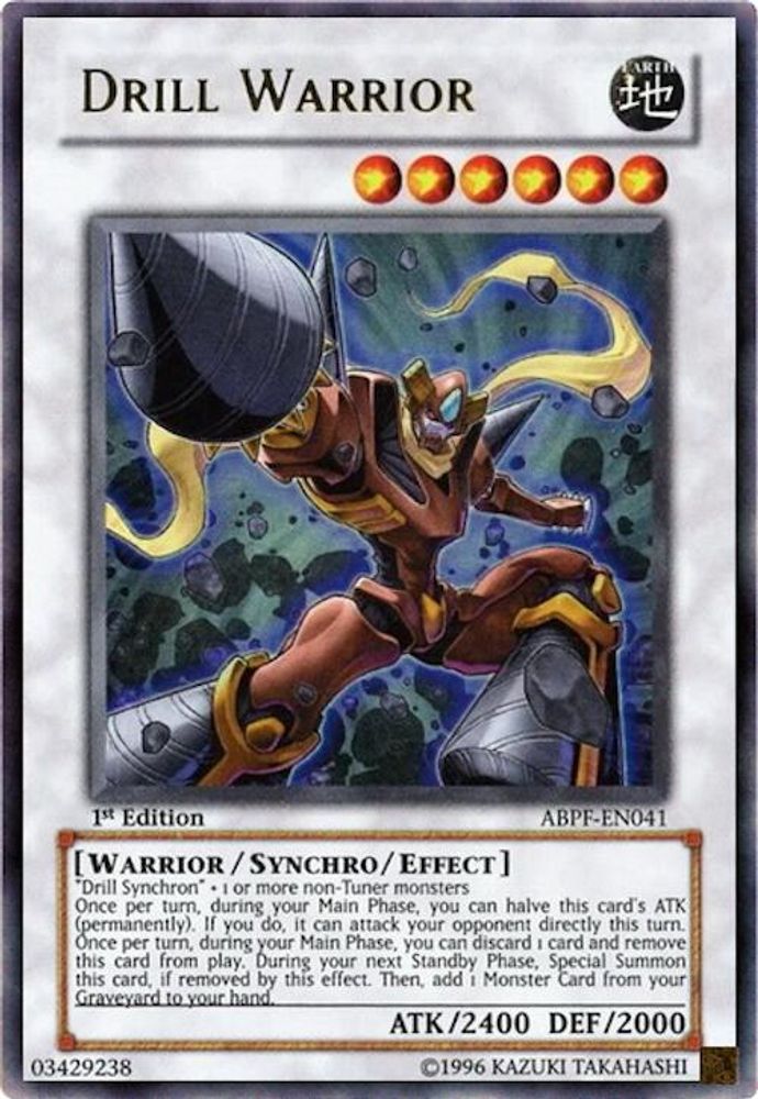 Drill Warrior (ABPF-EN041) - Ultra Rare
