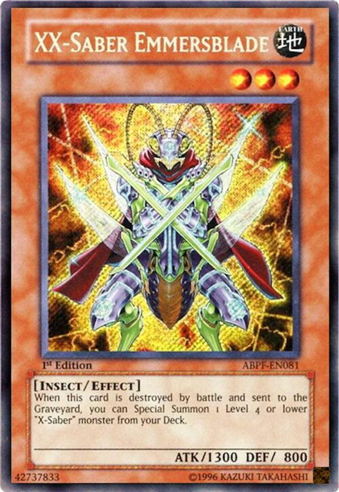 XX-Saber Emmersblade (ABPF-EN081) - Secret Rare