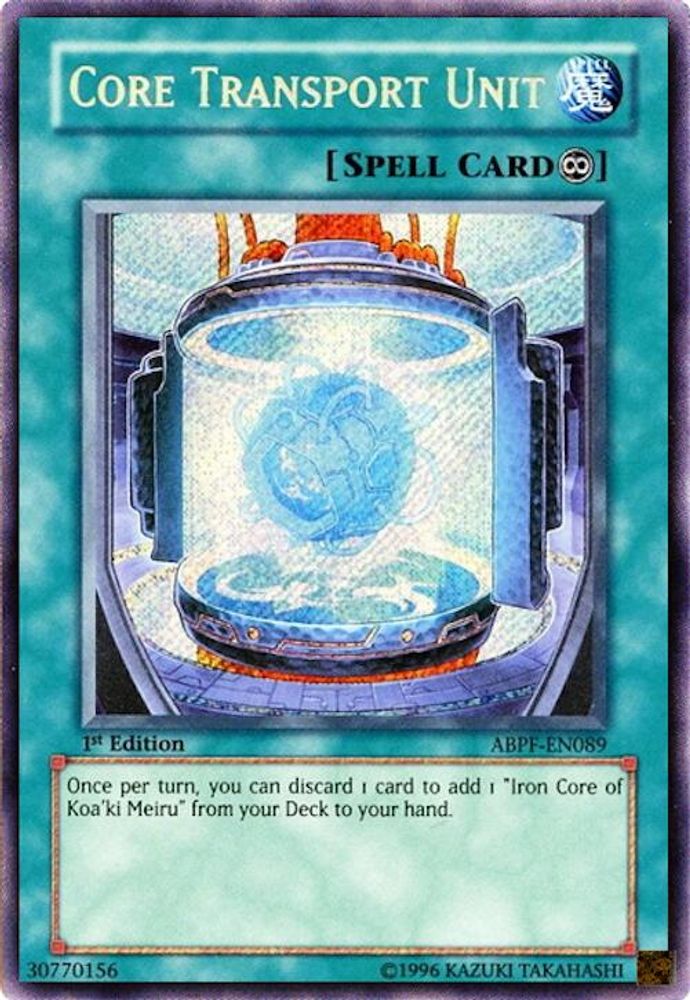 Core Transport Unit (ABPF-EN089) - Secret Rare