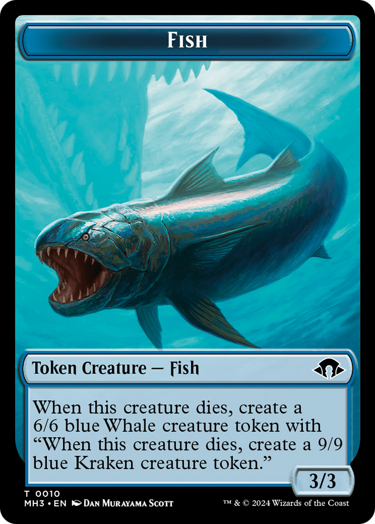 Servo // Jeton double face poisson [Modern Horizons 3 Tokens] 