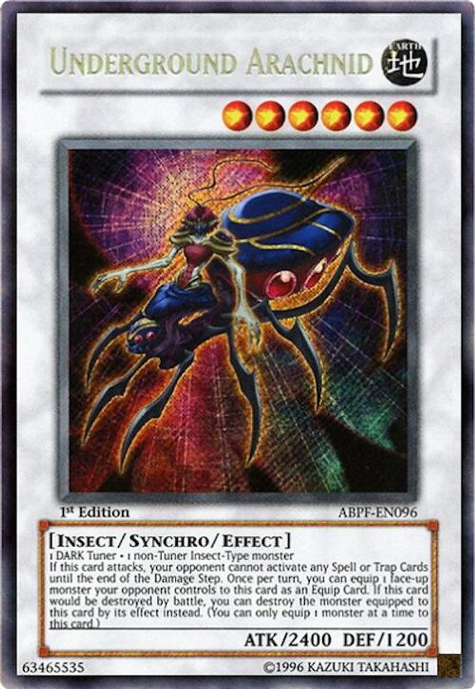 Underground Arachnid (ABPF-EN096) - Secret Rare
