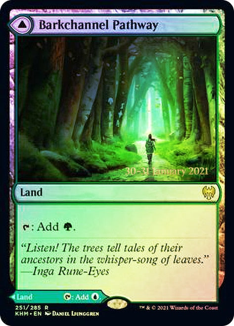 Barkchannel Pathway (PRE-251) - Kaldheim Promos Foil