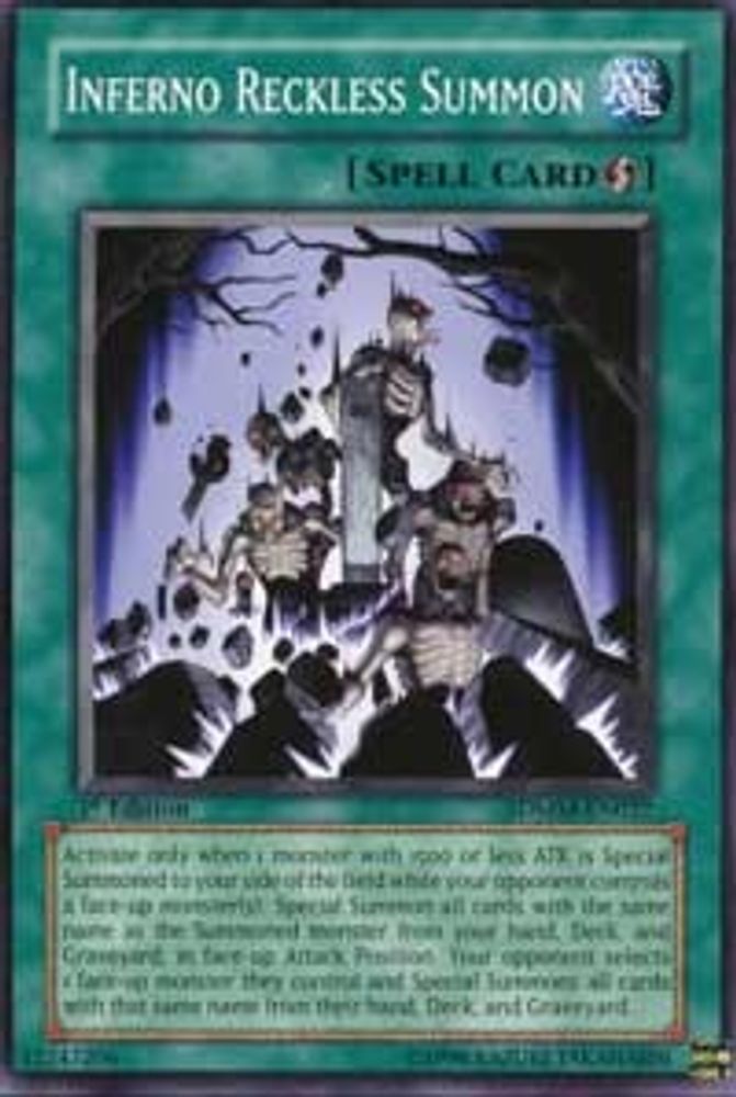 Inferno Reckless Summon (SDMM-EN027) - Common