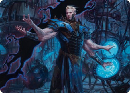 Carte d'art ressuscitée d'Ertai 1 [Série d'art Dominaria United] 