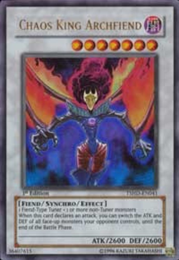 Chaos King Archfiend (TSHD-EN041) - Ultra Rare