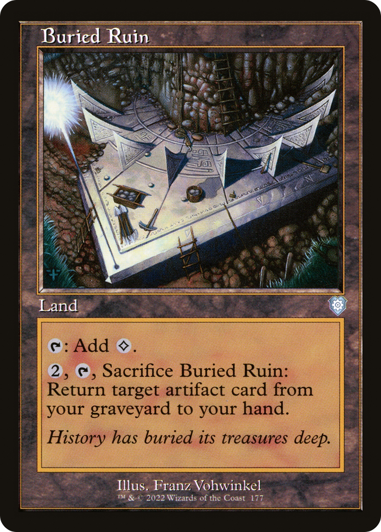 Buried Ruin (BRC-177) - The Brothers' War Commander