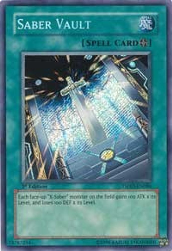 Saber Vault (TSHD-EN086) - Secret Rare