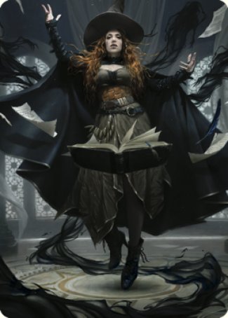 Tasha, la reine sorcière, carte artistique (41) [Commander Legends : Battle for Baldur's Gate Art Series] 