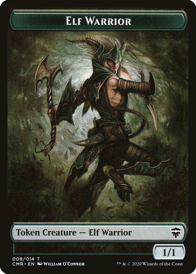 Copie (013) // Jeton double face Elf Warrior [Jetons Légendes du Commandant] 