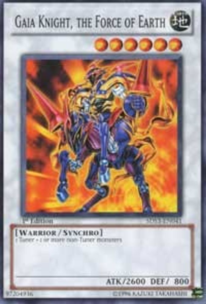 Gaia Knight, the Force of Earth (5DS3-EN041) - Common