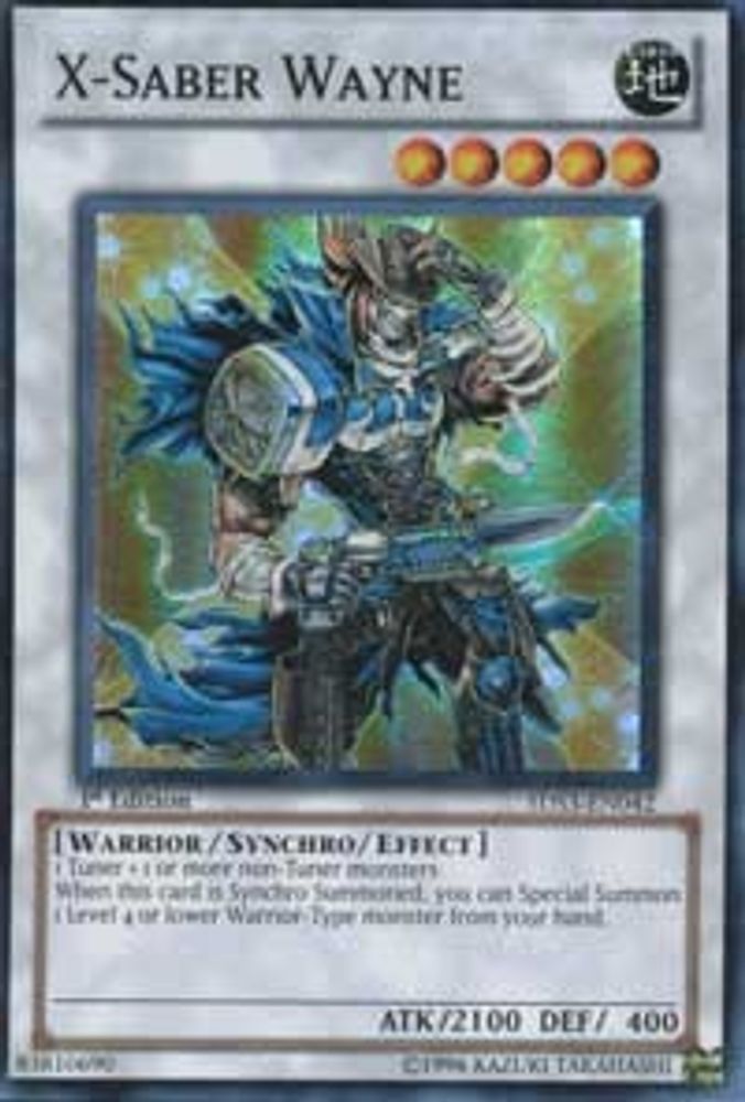 X-Sabre Wayne [5DS3-EN042] Super Rare 