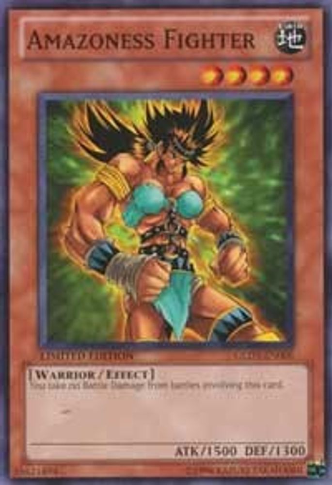 Amazoness Fighter (GLD3-EN005) - Common