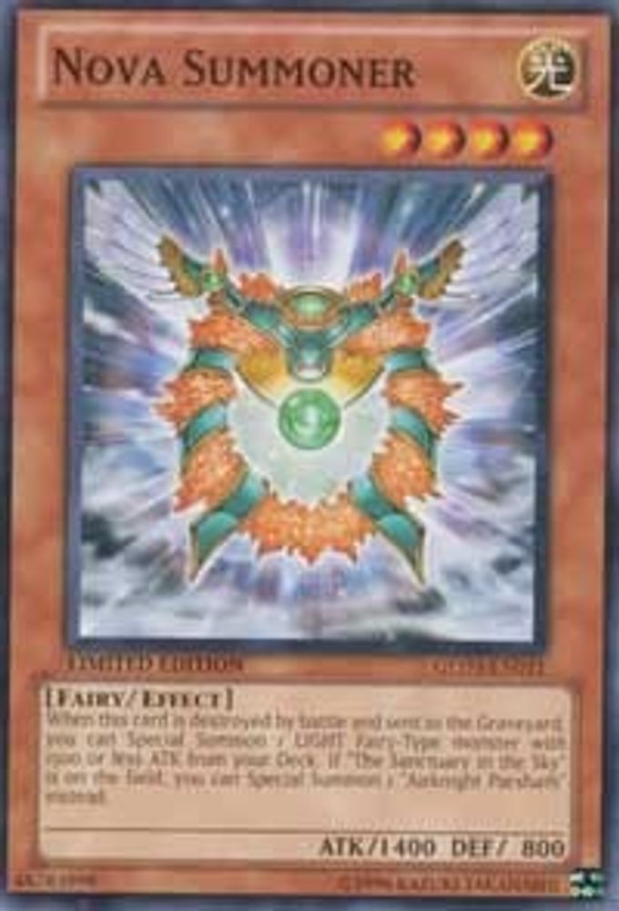 Nova Summoner (GLD3-EN011) - Common