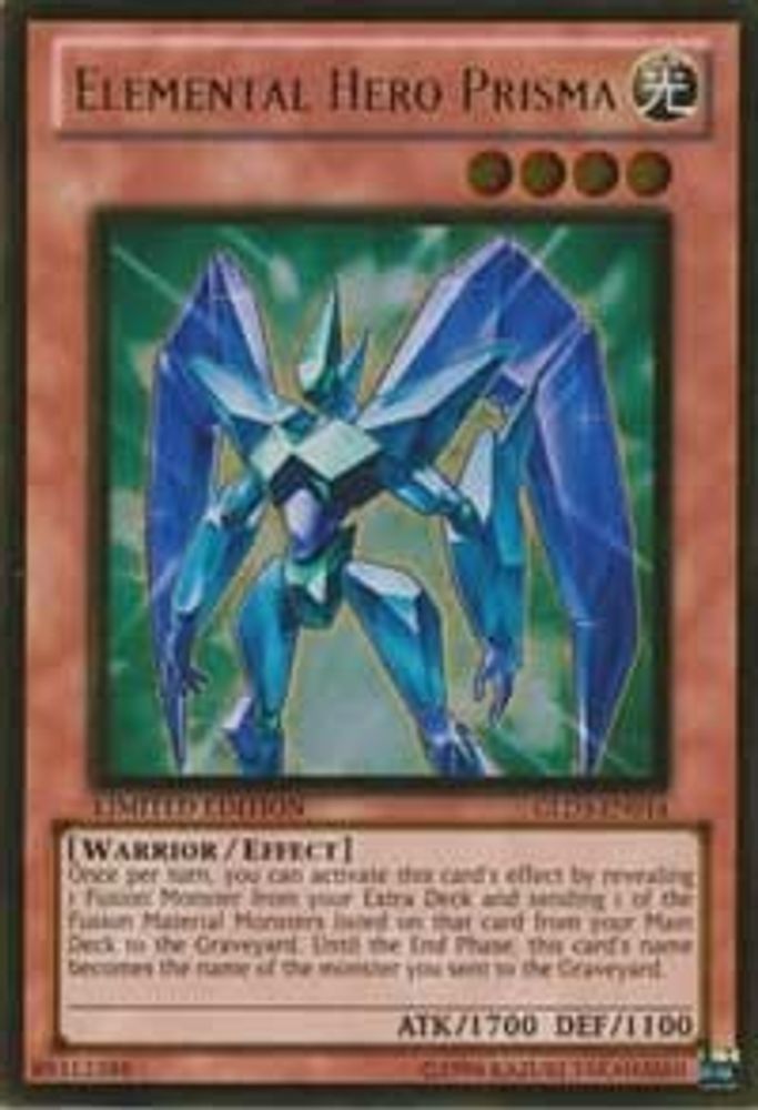 Elemental Hero Prisma (GLD3-EN014) - Gold Rare