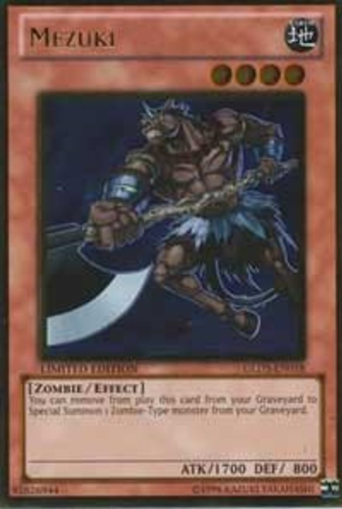 Mezuki [GLD3-EN018] Or Rare 