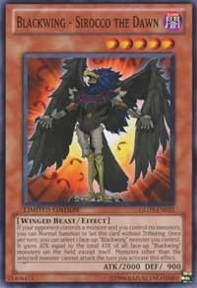 Blackwing - Sirocco l'aube [GLD3-EN023] Commun 
