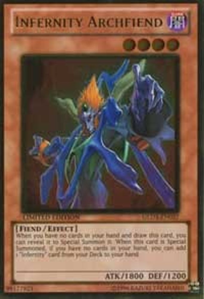 Infernity Archfiend [GLD3-EN027] Or Rare 