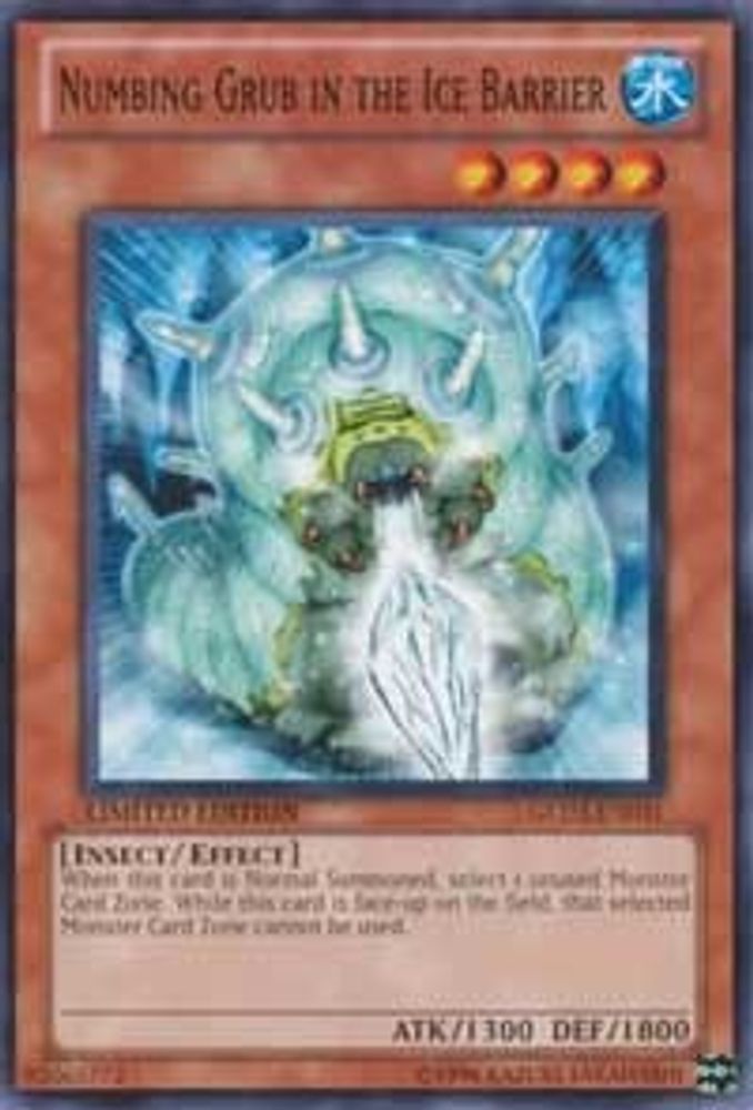 Numbing Grub in the Ice Barrier (GLD3-EN031) - Common
