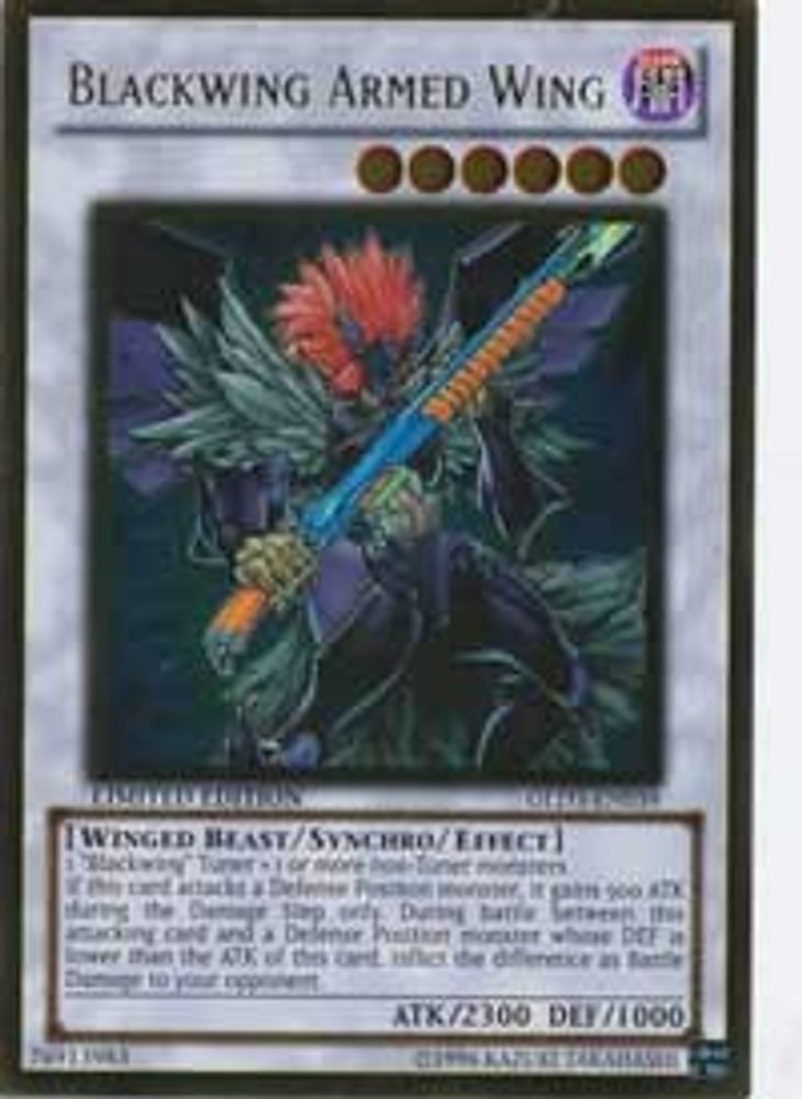 Aile armée Blackwing [GLD3-EN039] Or Rare 