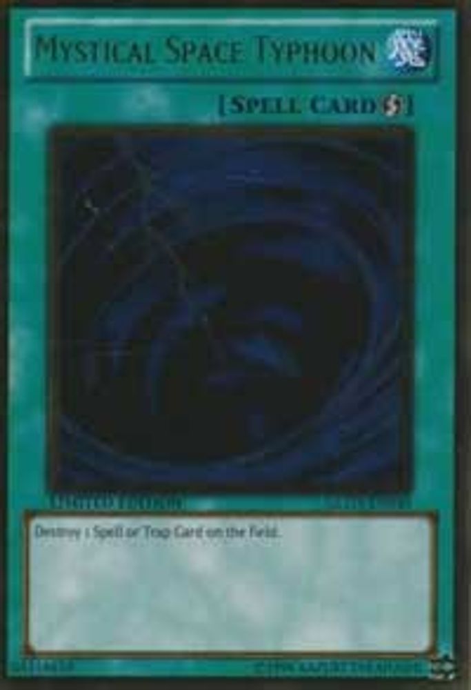 Typhon spatial mystique [GLD3-EN040] Or Rare 