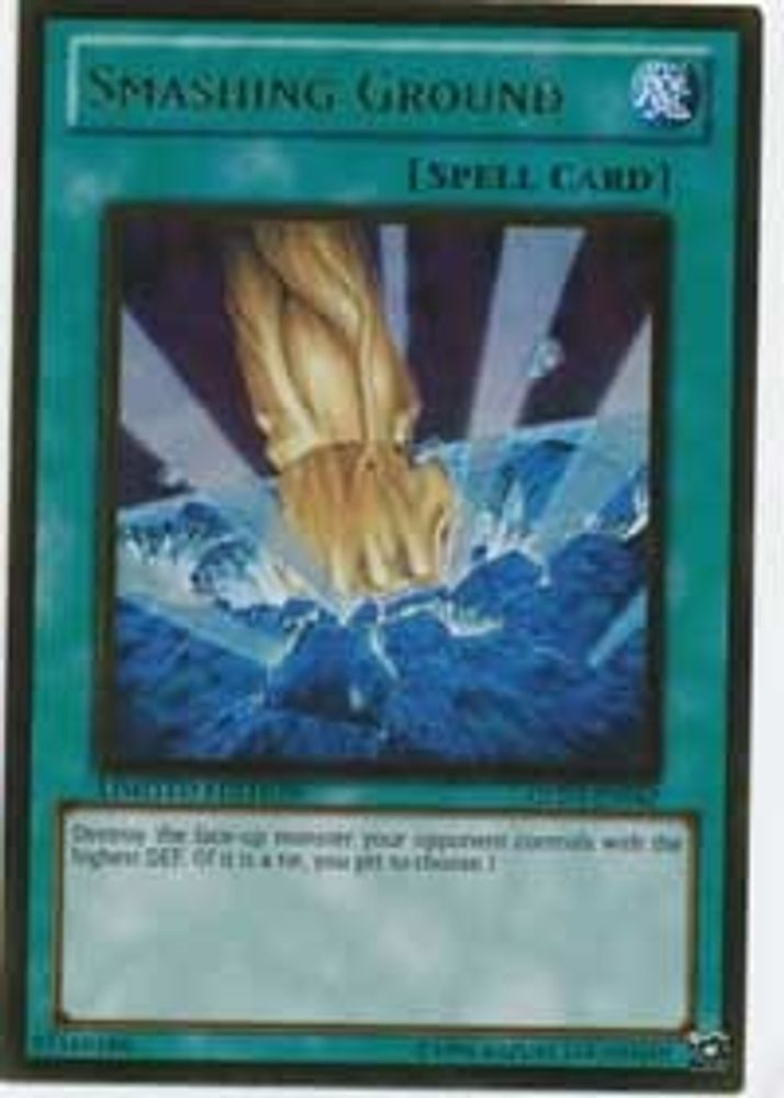 Smashing Ground (GLD3-EN042) - Gold Rare