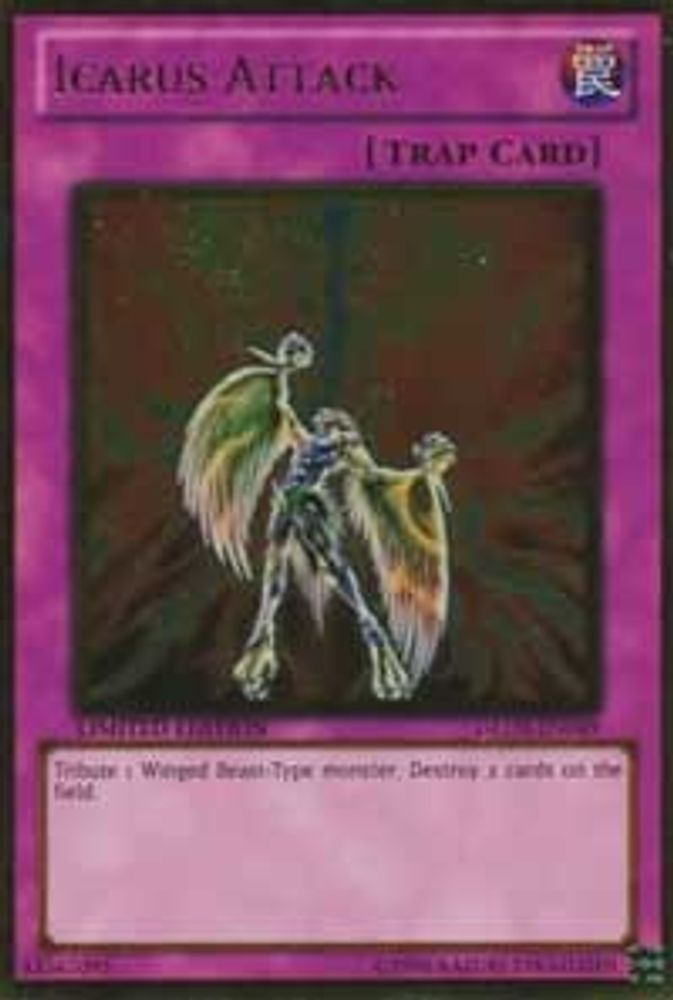 Icarus Attack (GLD3-EN049) - Gold Rare