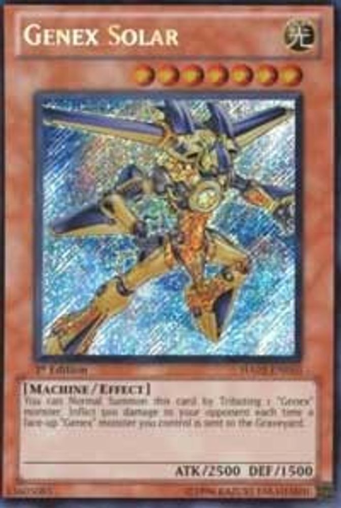 Genex Solar (HA02-EN010) - Secret Rare