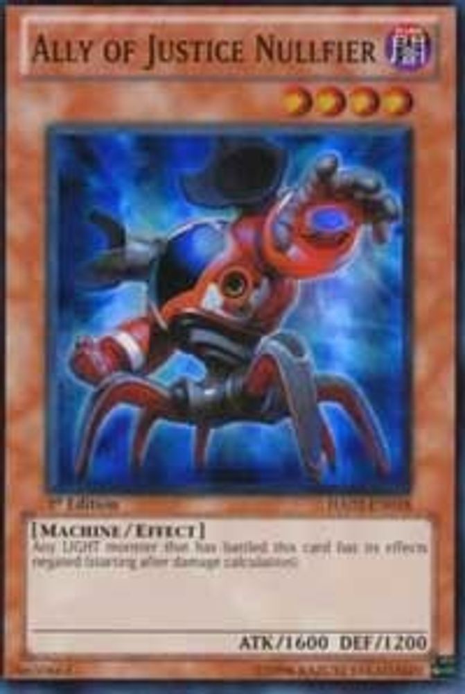 Ally of Justice Nullfier (HA02-EN018) - Super Rare