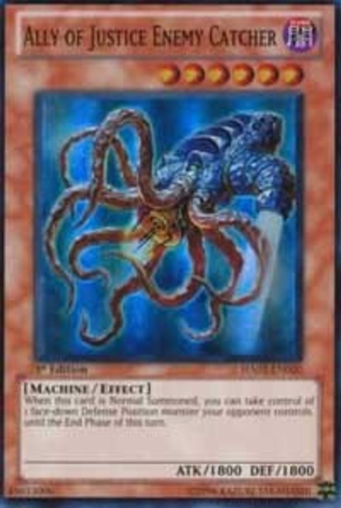 Ally of Justice Enemy Catcher (HA02-EN020) - Super Rare