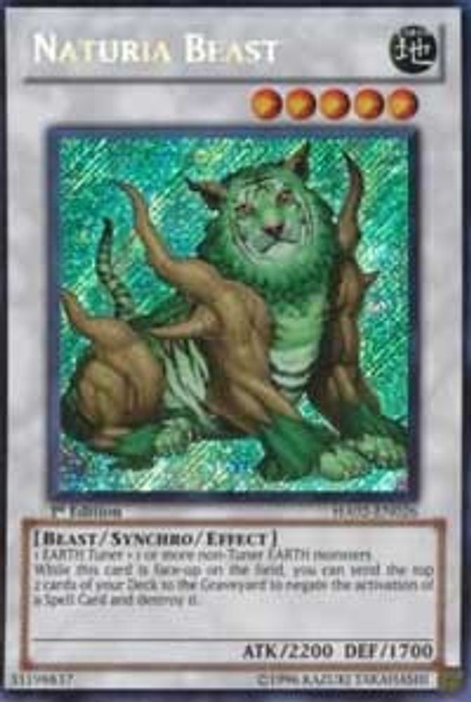 Naturia Beast (HA02-EN026) - Secret Rare