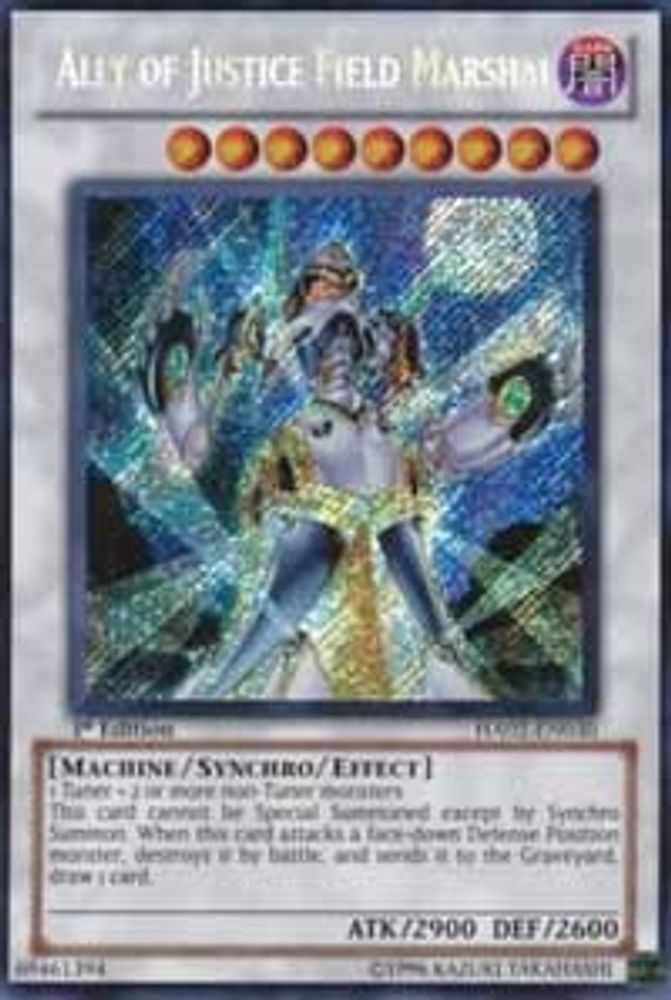 Ally of Justice Field Marshal (HA02-EN030) - Secret Rare