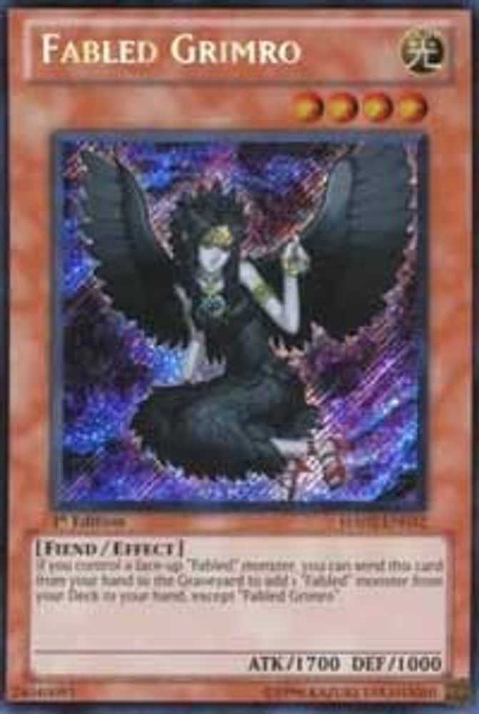 Fabled Grimro (HA02-EN032) - Secret Rare