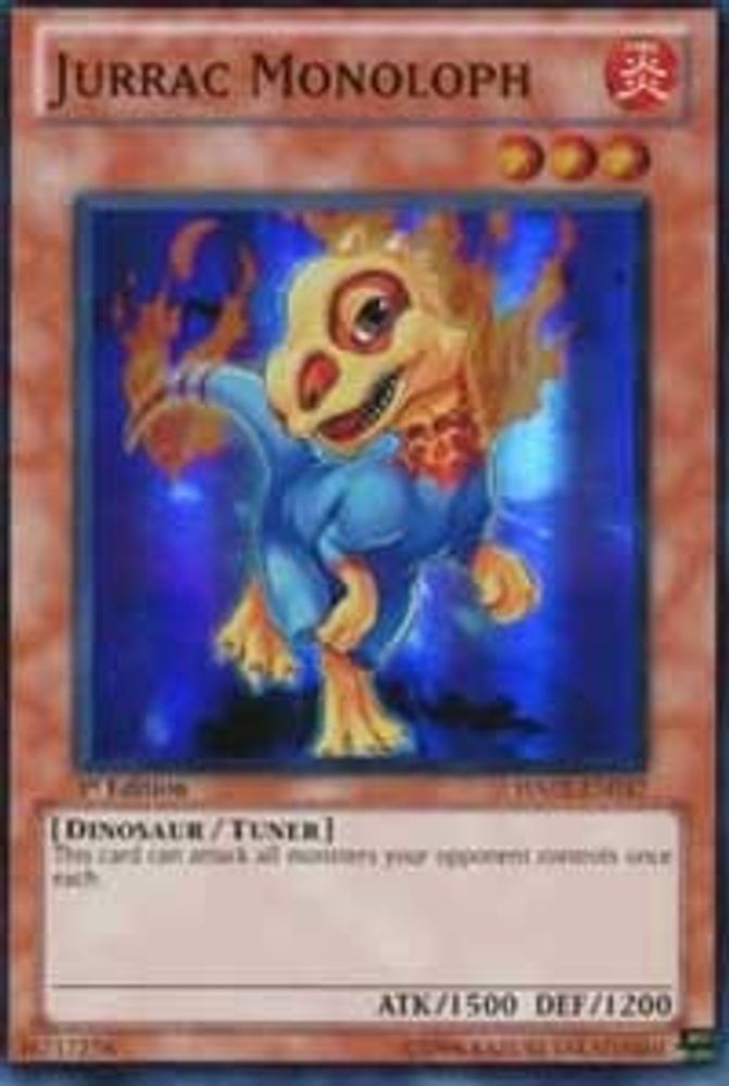 Jurrac Monoloph (HA02-EN037) - Super Rare