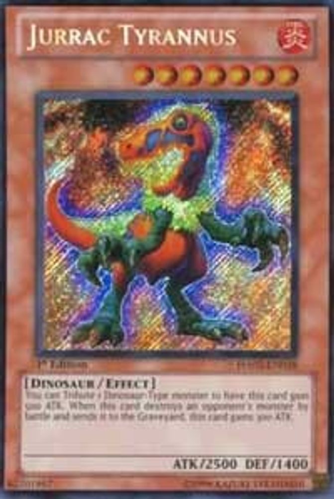 Jurrac Tyrannus (HA02-EN038) - Secret Rare