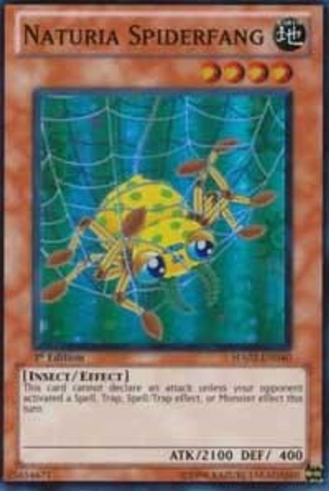 Naturia Spiderfang (HA02-EN040) - Super Rare